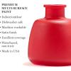 Martha Stewart, Craft Paint, Rock Candy, 8 fl oz Premium Satin Finish Paint, Perfect For Easy To Apply DIY Arts And Crafts, 68700(Tartan Red)