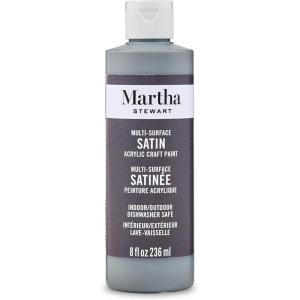 Martha Stewart, Craft Paint, Rock Candy, 8 fl oz Premium Satin Finish Paint, Perfect For Easy To Apply DIY Arts And Crafts, 68700(Arrowhead)