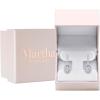 Martha Stewart 2 1/2 Carat Lab Grown Diamond Drop Earrings In Sterling Silver(Pear)