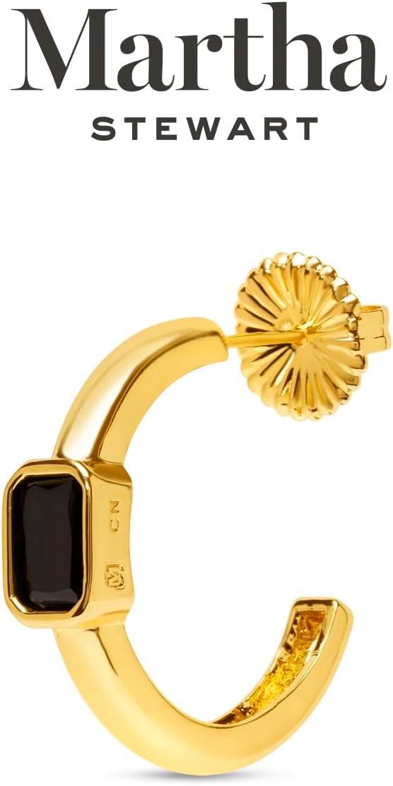 image:imageMartha Stewart Gold Hoop EarringsBlack