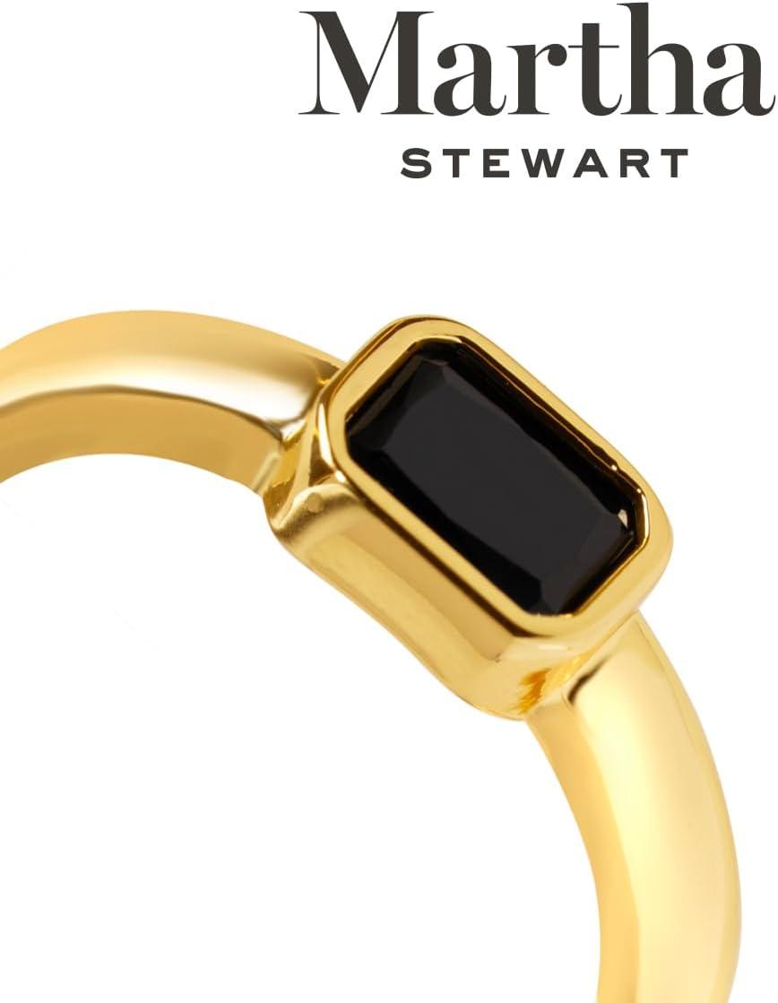 image:imageMartha Stewart Gold Hoop EarringsBlack