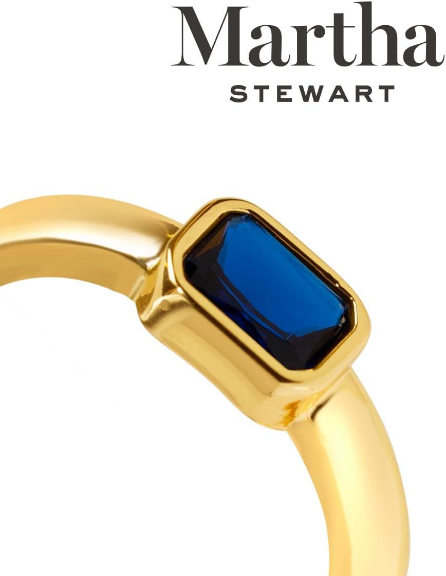 image:imageMartha Stewart Gold Hoop EarringsBlue