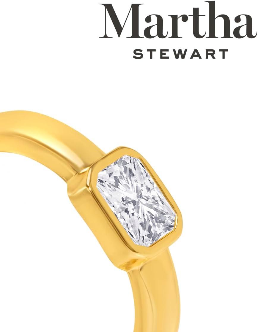 image:imageMartha Stewart Gold Hoop EarringsWhite