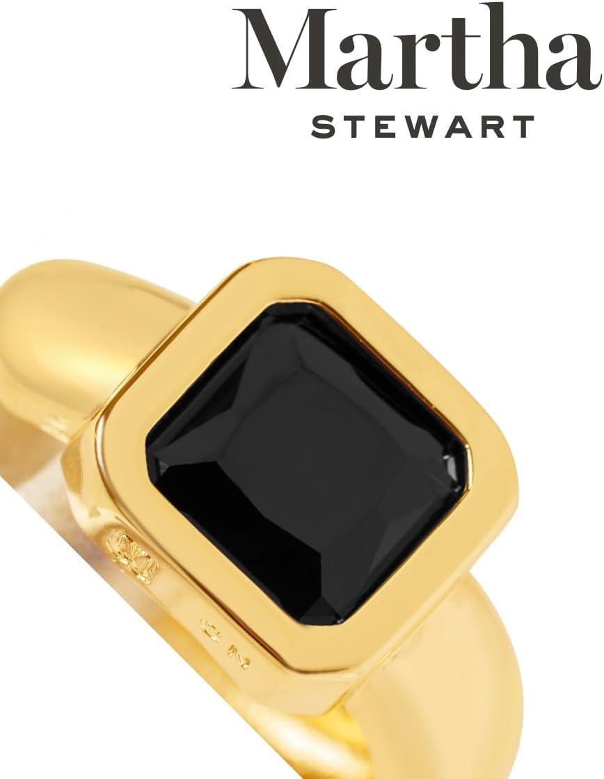 image:imageMartha Stewart Gold Huggie Hoop EarringsBlack
