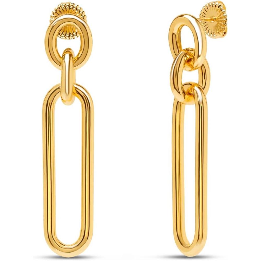 image:imageMartha Stewart Elegant Gold Dangle Earrings 2 Inches