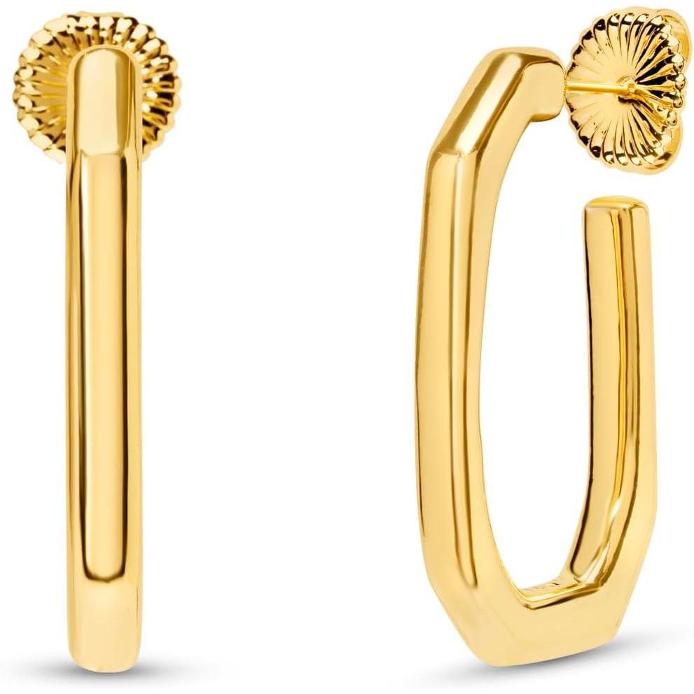 image:imageMartha Stewart Gold Hoop Earrings 1 12 Inches