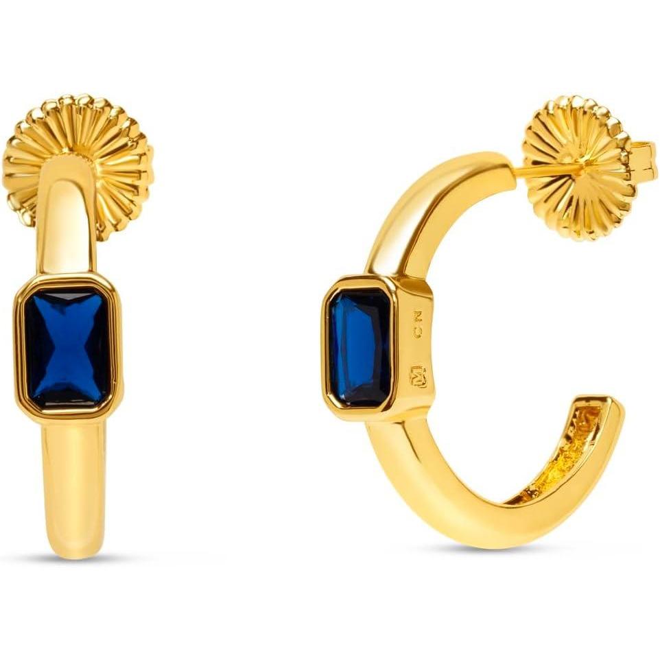 image:imageMartha Stewart Gold Hoop EarringsBlue