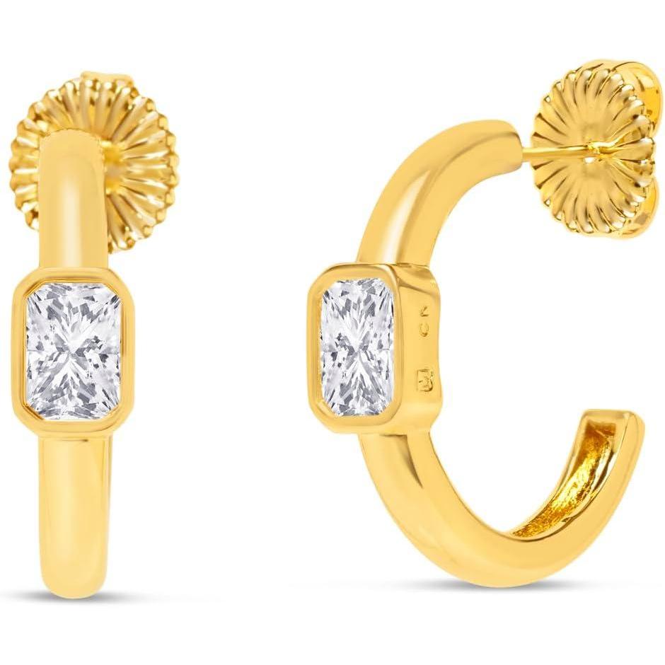 image:imageMartha Stewart Gold Hoop EarringsWhite