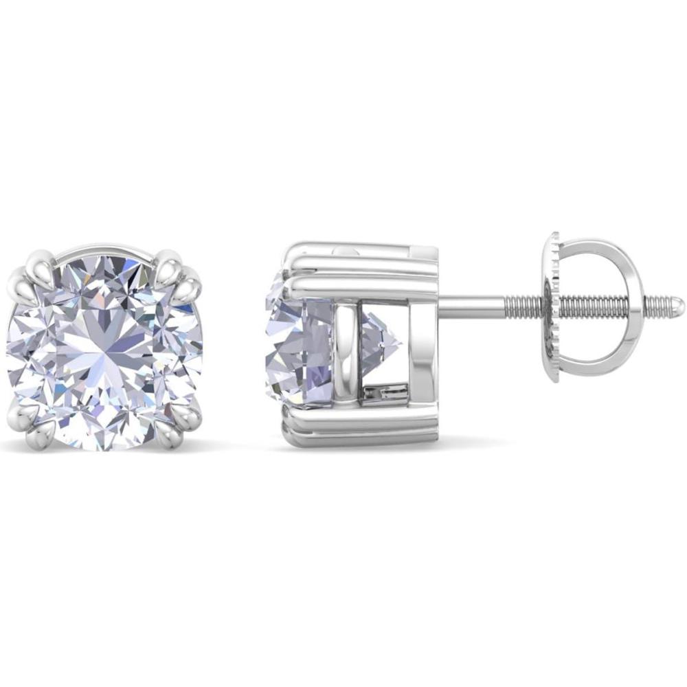 image:imageMartha Stewart Lab Grown Diamond Stud Earrings in Sterling Silver Lab Grown Diamond Earrings for Women30 Carats