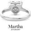 Martha Stewart 2 Carat Heart Shape Lab Grown Diamond Solitaire Engagement Ring In Sterling Silver
