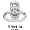 Martha Stewart 5 Carat Marquise Shape Lab Grown Diamond Solitaire Engagement Ring In Sterling Silver