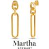 Martha Stewart Elegant Gold Dangle Earrings, 2 Inches
