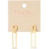 Martha Stewart Elegant Gold Dangle Earrings, 2 Inches