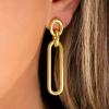Martha Stewart Elegant Gold Dangle Earrings, 2 Inches