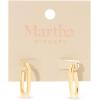 Martha Stewart Gold Hoop Earrings, 1 1/2 Inches