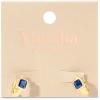 Martha Stewart Gold Huggie Hoop Earrings(Blue)