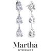Martha Stewart Lab Grown Diamond Earrings, Drop Style, Sterling Silver, Fine Jewelry for Women(Pear Shape/3 Carat)
