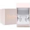 Martha Stewart Lab Grown Diamond Earrings, Drop Style, Sterling Silver, Fine Jewelry for Women(Round Shape/3 Carat)