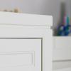 Martha Stewart Crafting Kids’ Artwork Storage – Linen White: Wooden Art Supply Storage Cabinet with Drawers, Crafting Organization for Paper and Tools(Linen White)