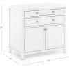 Martha Stewart Crafting Kids’ Artwork Storage – Linen White: Wooden Art Supply Storage Cabinet with Drawers, Crafting Organization for Paper and Tools(Linen White)
