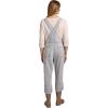 Martha Stewart Convertible Overall, Denim Utility Jumpsuit, Adjustable Cotton Workwear, Stretch Bibs(Bleach Wash)
