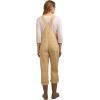 Martha Stewart Convertible Overall, Denim Utility Jumpsuit, Adjustable Cotton Workwear, Stretch Bibs(Sand)