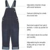Martha Stewart Convertible Overall, Denim Utility Jumpsuit, Adjustable Cotton Workwear, Stretch Bibs(Sand)