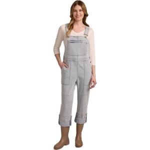 Martha Stewart Convertible Overall, Denim Utility Jumpsuit, Adjustable Cotton Workwear, Stretch Bibs(Bleach Wash)