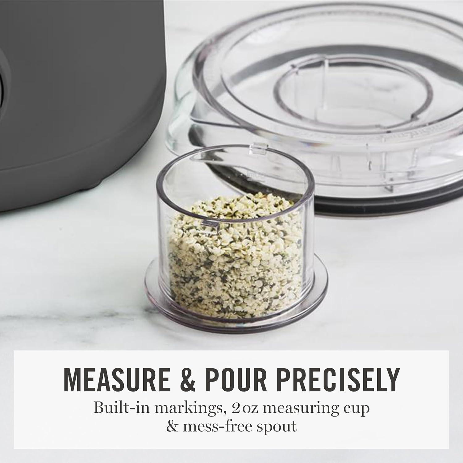 image:imageMartha Stewart 50oz Countertop Blender Smoothie Margarita amp Ice Crushing Blender BPAFree Pitcher 3 Speeds 5 Presets AutoClean Function Dishwasher Safe Stainless Steel Blades Linen CreamCaviar Gray