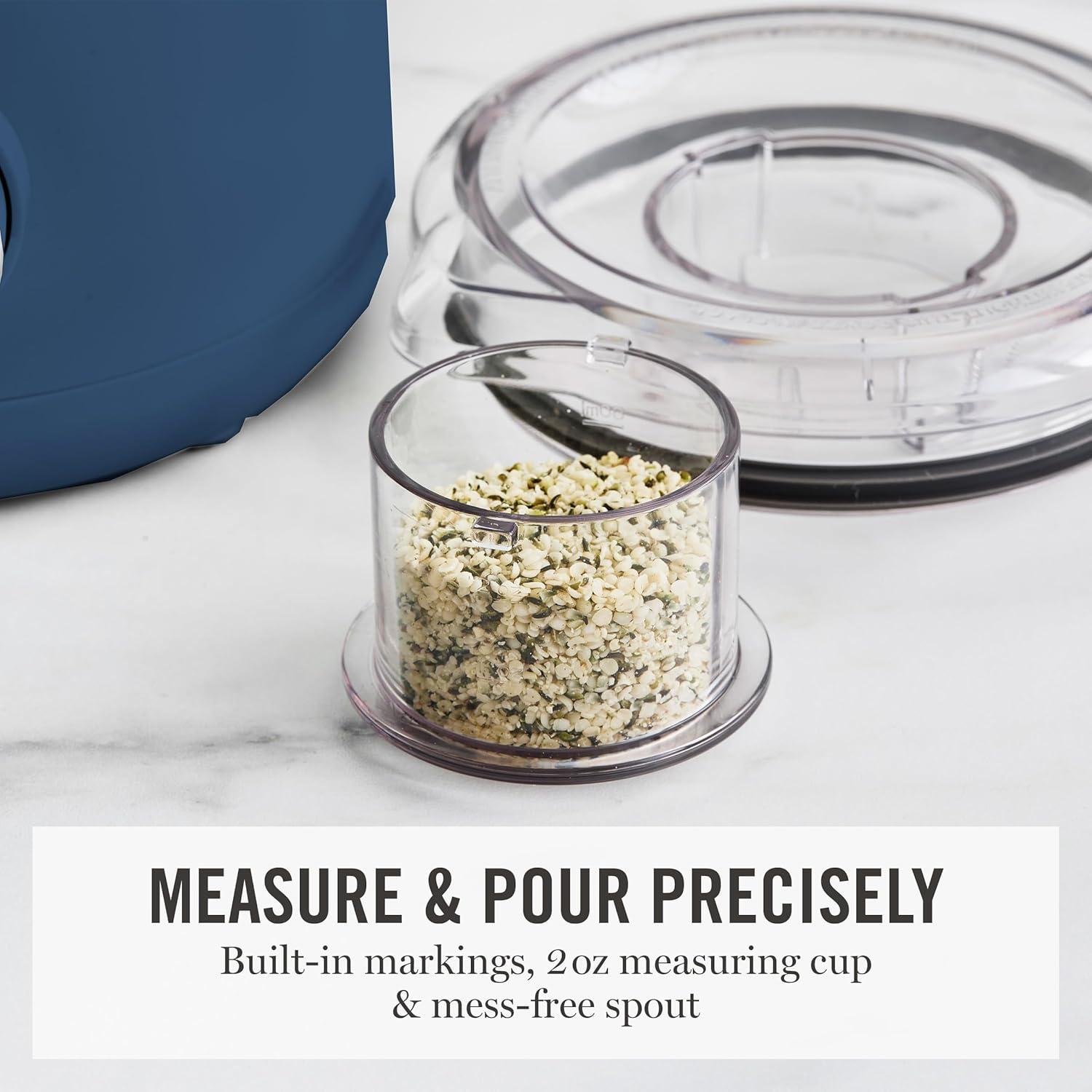 image:imageMartha Stewart 50oz Countertop Blender Smoothie Margarita amp Ice Crushing Blender BPAFree Pitcher 3 Speeds 5 Presets AutoClean Function Dishwasher Safe Stainless Steel Blades Linen CreamIndigo Blue