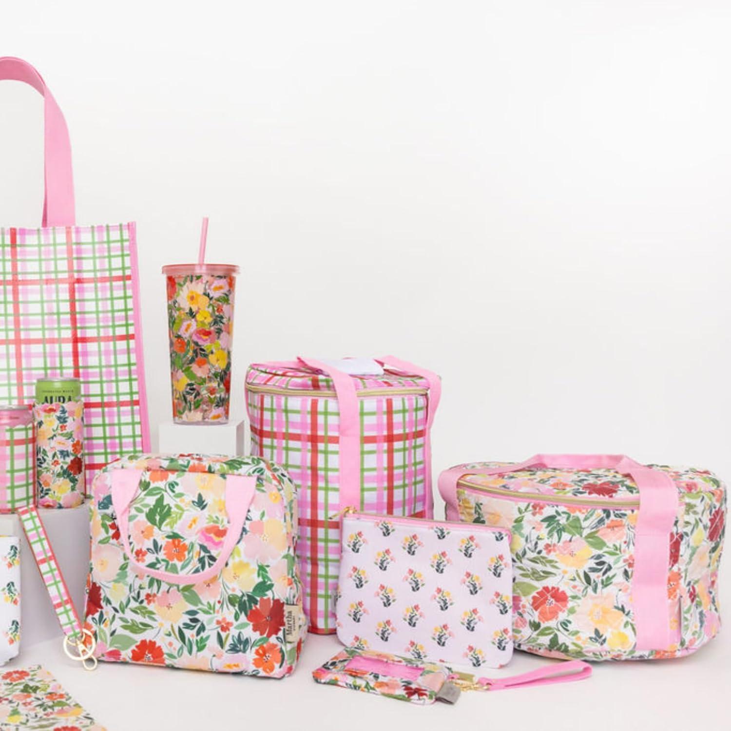 image:imageMartha Stewart Dutch Oven Carrier Insulated Casserole Tote with Padded Handle Zipper Closure Fits Most 67 Qt Dutch Ovens amp Bakeware for Potlucks and Hosting Floral