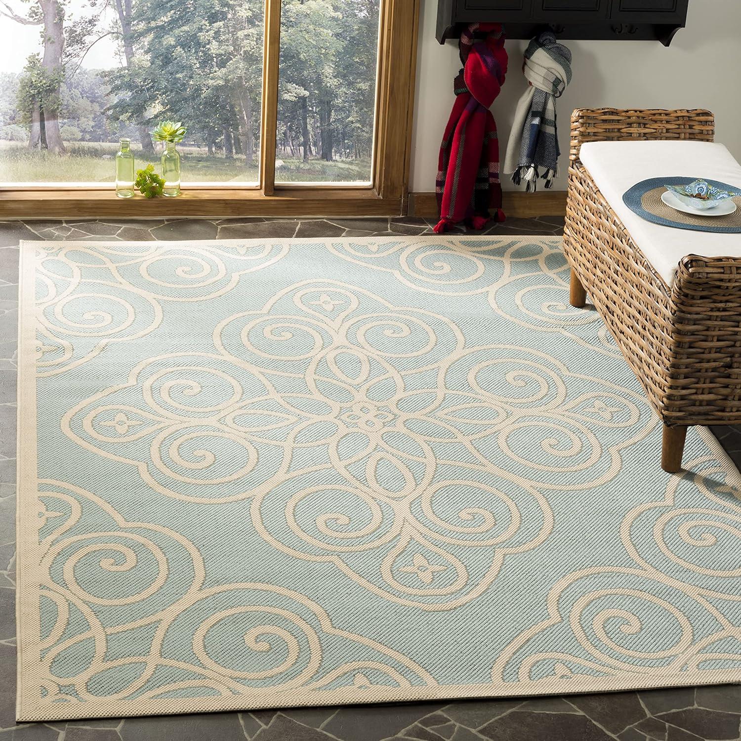 image:imageMartha Stewart x SAFAVIEH Outdoor Area Rug Collection 8 x 112 Cayenne Weather Resistant amp Washable Ideal for Patio Backyard Mudroom Deck Dining Space MSR4244231Sunken Pool