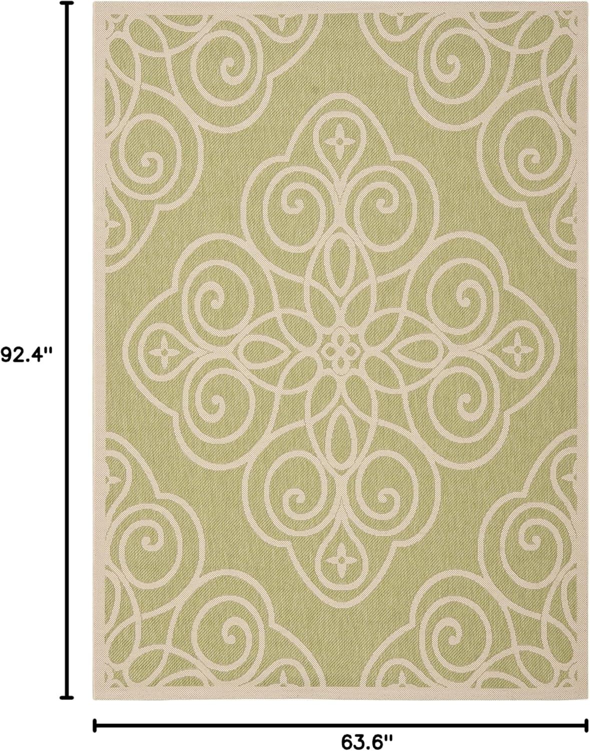 image:imageMartha Stewart x SAFAVIEH Outdoor Area Rug Collection 8 x 112 Cayenne Weather Resistant amp Washable Ideal for Patio Backyard Mudroom Deck Dining Space MSR4244231Lily Pad
