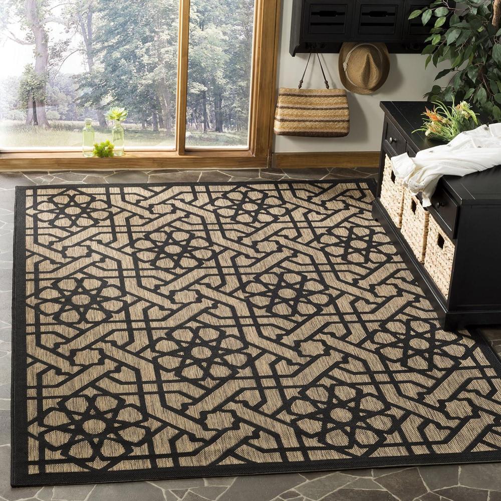 image:imageMartha Stewart x SAFAVIEH Outdoor Area Rug Collection  8 x 112 Sunken Pool Weather Resistant amp Washable Ideal for Patio Backyard Mudroom Deck Dining Space MSR4245213Silhouette