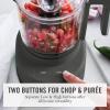 Martha Stewart 3 Cup Electric Food Chopper, Vegetable & Herb Mini Food Processor, 24oz BPA-Free Bowl, Stainless Steel Blades, Pour Spout, Dicing, Mincing, Chop & Puree, Dishwasher Safe, Linen(Caviar Gray)