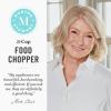 Martha Stewart 3 Cup Electric Food Chopper, Vegetable & Herb Mini Food Processor, 24oz BPA-Free Bowl, Stainless Steel Blades, Pour Spout, Dicing, Mincing, Chop & Puree, Dishwasher Safe, Linen(Caviar Gray)