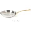 Martha Stewart Castelle 12-Inch Stainless Steel Frying Pan with Gold-Tone Handle – Tri-Ply Encapsulated Bottom, Oven Safe & Induction Safe Skillet for Searing and Sautéing(Stainless Steel W/ Gold Handle)
