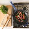 Martha Stewart Gatwick 12” Enameled Cast Iron Skillet, PFAS-Free, Classic Red Exterior with Matte Black Enamel Interior, Rust Resistant, Oven Safe(Classic Blue)