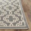 Martha Stewart x SAFAVIEH Outdoor Area Rug Collection – 8′ x 11’2″, Anthracite & Beige, Weather Resistant & Washable, Ideal for Patio, Backyard, Mudroom, Deck, Dining Space (MSR4274-246)