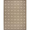 Martha Stewart x SAFAVIEH Outdoor Area Rug Collection – 8′ x 11’2″, Beige & Brown, Weather Resistant & Washable, Ideal for Patio, Backyard, Mudroom, Deck, Dining Space (MSR4281-232)