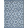 Martha Stewart x SAFAVIEH Outdoor Area Rug Collection – 8′ x 11’2″, Blue & Beige, Weather Resistant & Washable, Ideal for Patio, Backyard, Mudroom, Deck, Dining Space (MSR4274-243)