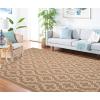 Martha Stewart x SAFAVIEH Outdoor Area Rug Collection – 8′ x 11’2″, Brown & Beige, Weather Resistant & Washable, Ideal for Patio, Backyard, Mudroom, Deck, Dining Space (MSR4274-242)