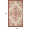 Martha Stewart x SAFAVIEH Outdoor Area Rug Collection – 8′ x 11’2″, Cayenne, Weather Resistant & Washable, Ideal for Patio, Backyard, Mudroom, Deck, Dining Space (MSR4244-231)(Cayenne)