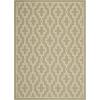 Martha Stewart x SAFAVIEH Outdoor Area Rug Collection – 8′ x 11’2″, Green & Beige, Weather Resistant & Washable, Ideal for Patio, Backyard, Mudroom, Deck, Dining Space (MSR4274-244)