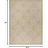 Martha Stewart x SAFAVIEH Outdoor Area Rug Collection – 8′ x 11’2″, Sunken Pool, Weather Resistant & Washable, Ideal for Patio, Backyard, Mudroom, Deck, Dining Space (MSR4245-213)(Lily Pad)