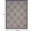 Martha Stewart x SAFAVIEH Outdoor Area Rug Collection – 8′ x 11’2″, Sunken Pool, Weather Resistant & Washable, Ideal for Patio, Backyard, Mudroom, Deck, Dining Space (MSR4245-213)(Mariner)