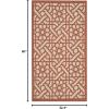 Martha Stewart x SAFAVIEH Outdoor Area Rug Collection – 8′ x 11’2″, Sunken Pool, Weather Resistant & Washable, Ideal for Patio, Backyard, Mudroom, Deck, Dining Space (MSR4245-213)(Cayenne)