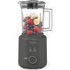 Martha Stewart 50oz Countertop Blender, Smoothie, Margarita & Ice Crushing Blender, BPA-Free Pitcher, 3 Speeds, 5 Presets, Auto-Clean Function, Dishwasher Safe, Stainless Steel Blades, Linen Cream(Caviar Gray)