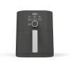 Martha Stewart 6QT Air Fryer, 6-in-1, Bake, Broil, Roast, Air Fry, Dehydrate, Reheat, Ceramic Non-Stick Basket, Crispy Results Fast, 400°F Max Temp, Shake Reminder, Auto Shut-Off, Linen Cream(Caviar Gray)