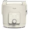 Martha Stewart Rice Cooker, 4 Cup (Uncooked) / 8 Cup (Cooked), Ceramic Non-Stick Removable Pot, Keep Warm, Measure Markings, Steam Basket, Brown & Sushi Rice, Quick Cook, Quinoa, Grains, Oats, Linen White(Linen White)